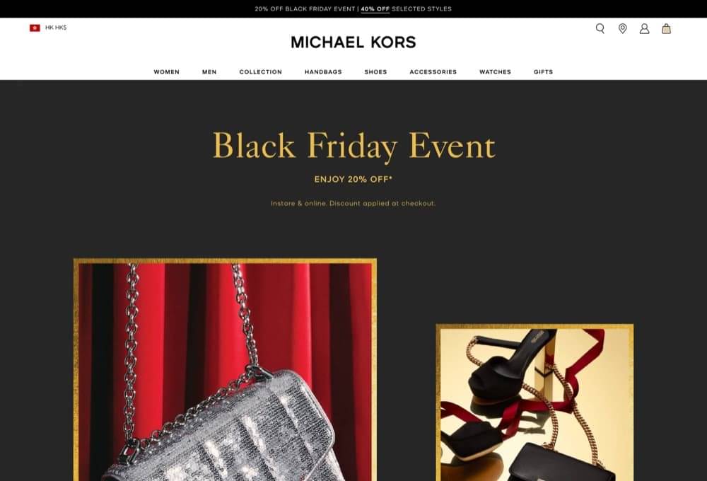 Michael Kors 黑色星期五/Cyber Monday優惠：全單額外8折 慳家網購懶人包