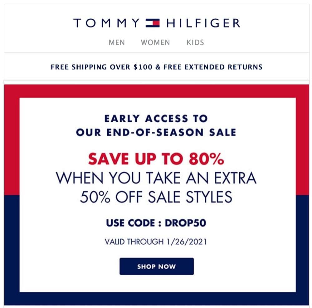 discount tommy hilfiger