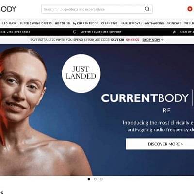 CurrentBody 首部RF 新品推出額外85折優惠碼- 慳家網購懶人包